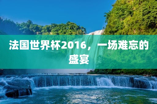 法国世界杯2016，一场难忘的盛宴