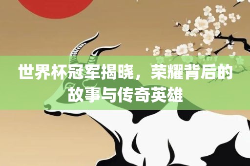 世界杯冠军揭晓，荣耀背后的故事与传奇英雄