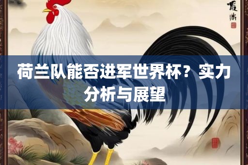 荷兰队能否进军世界杯？实力分析与展望洪湖市顺升工程机械租赁有限公司