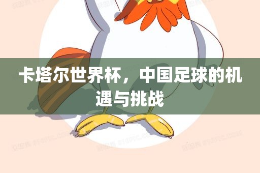 卡塔尔世界杯，中国足球的机遇与挑战洪湖市顺升工程机械租赁有限公司