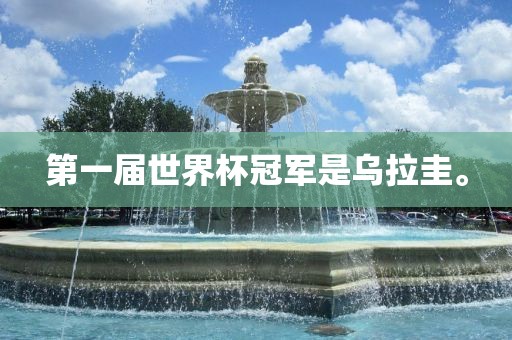 第一届世界杯冠军是乌拉圭。