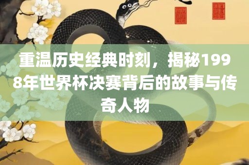 重温历史经典时刻，揭秘1998年世界杯决赛背后的故事与传奇人物