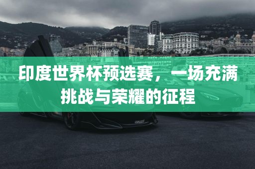 印度世界杯预选赛，一场充满挑战与荣耀的征程