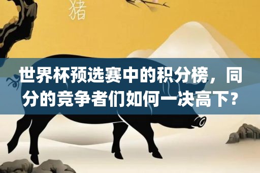 世界杯预选赛中的积分榜，同分的竞争者们如何一决高下？洪湖市顺升工程机械租赁有限公司