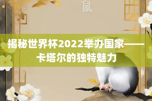 揭秘世界杯2022举办国家——卡塔尔的独特魅力