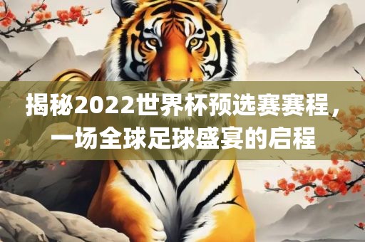 揭秘2022世界杯预选赛赛程，一场全球足球盛宴的启程