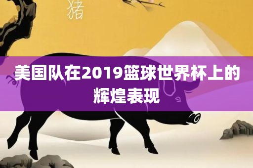 美国队在2019篮球世界杯上的辉煌表现