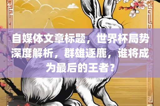自媒体文章标题，世界杯局势深度解析，群雄逐鹿，谁将成为最后的王者？