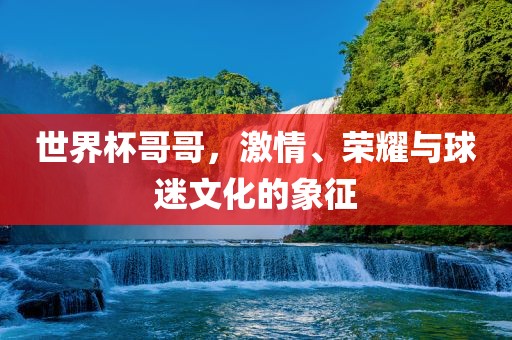 世界杯哥哥，激情、荣耀与球迷文化的象征