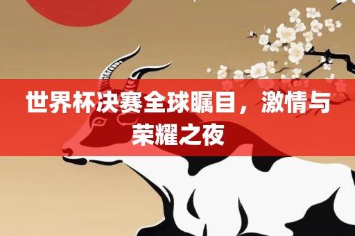 世界杯决赛全球瞩目，激情与荣耀之夜