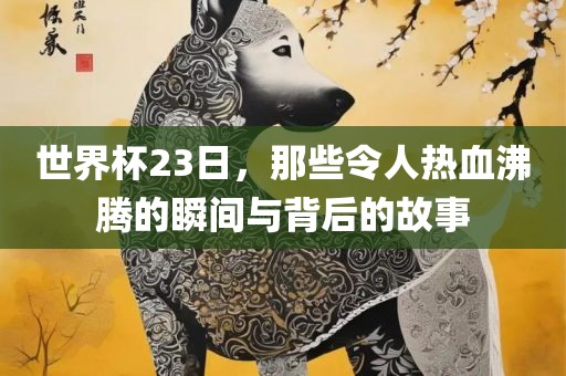 世界杯23日，那些令人热血沸腾的瞬间与背后的洪湖市顺升工程机械租赁有限公司故事