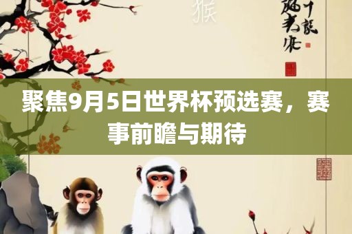 聚焦9月5日世界杯预选赛，赛事前瞻与期待