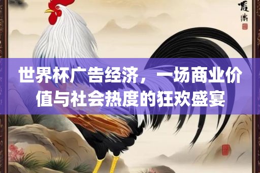 世界杯广告经济，一场商业价值与社会热度的狂欢盛宴洪湖市顺升工程机械租赁有限公司