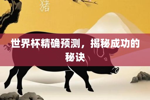 世界杯精确预测，揭秘成功的秘诀洪湖市顺升工程机械租赁有限公司