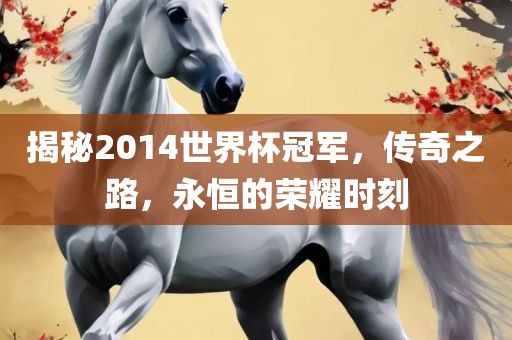 揭秘2014世界杯冠军，传奇之路，永恒的荣耀时刻洪湖市顺升工程机械租赁有限公司