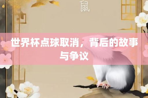 世界杯点球取消，背后的故事与争议