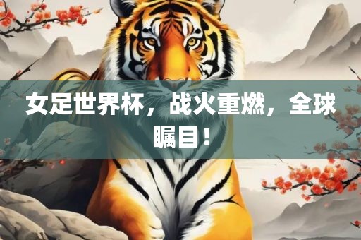 女足世界杯，战火重燃，全球瞩目！