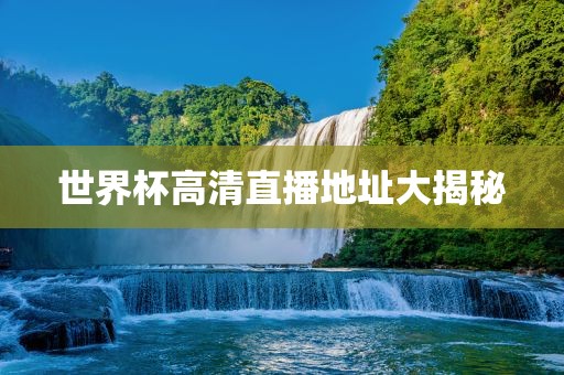 世界杯高清直播地址大揭秘