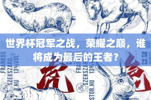 世界杯冠军之战，荣耀之巅，谁将成为最后的王者？