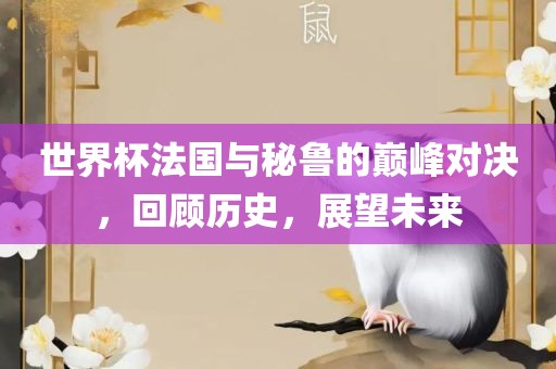 世界杯法国与秘鲁的巅峰对决，回顾历史，展望未来洪湖市顺升工程机械租赁有限公司