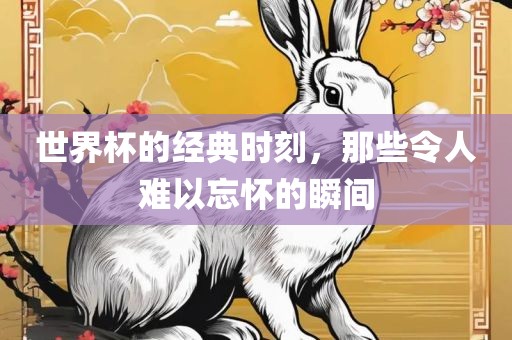 世界杯的经典时刻，那些令人难以忘怀的瞬间